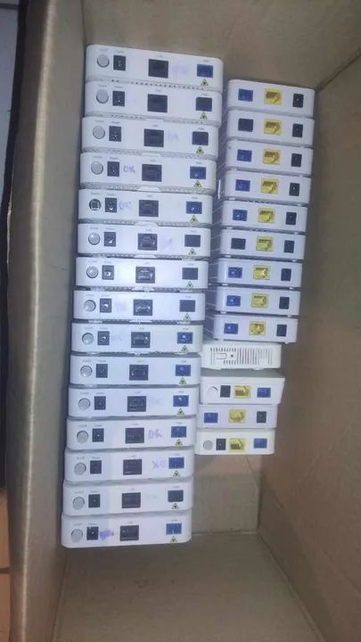 Lote de roteadores fibra ótica oportunidade 