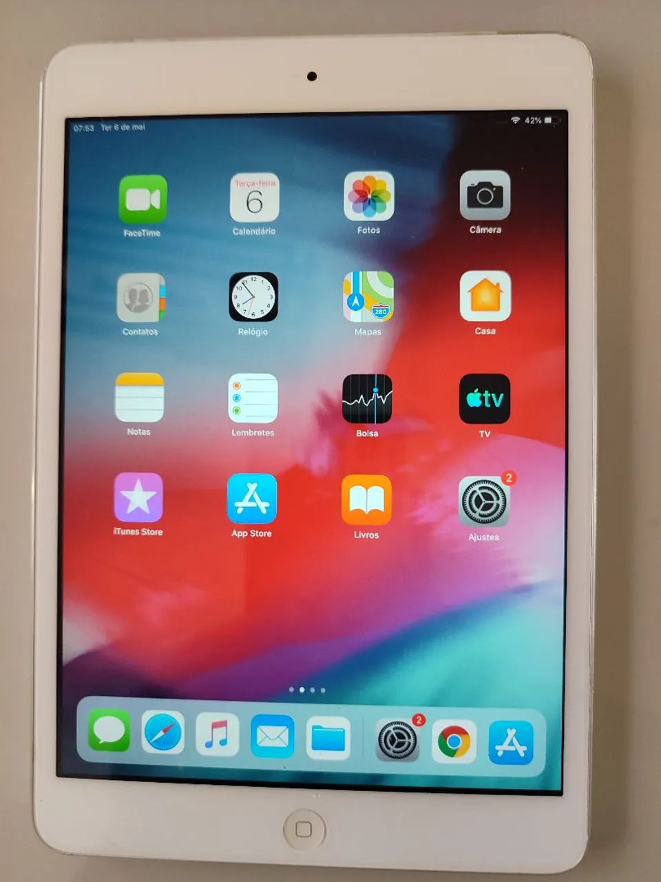 iPad Mini branco 32 GB, impecável!