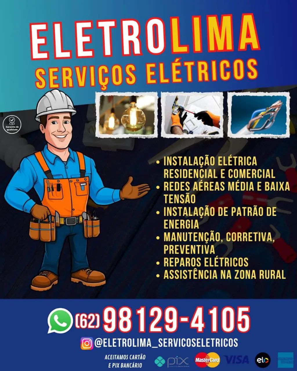 ELETRICISTA RESIDENCIAL E COMERCIAL 