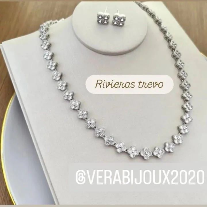 CONJUNTO RIVIERA EM DIAMANTES SWAROVSKI  - Foto 4
