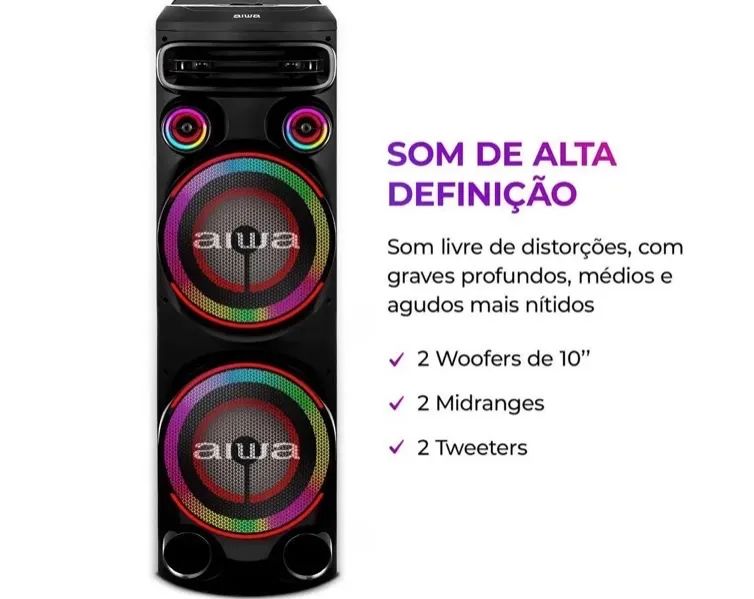Caixa de som nota fiscal e caixa super conservada  - Foto 5
