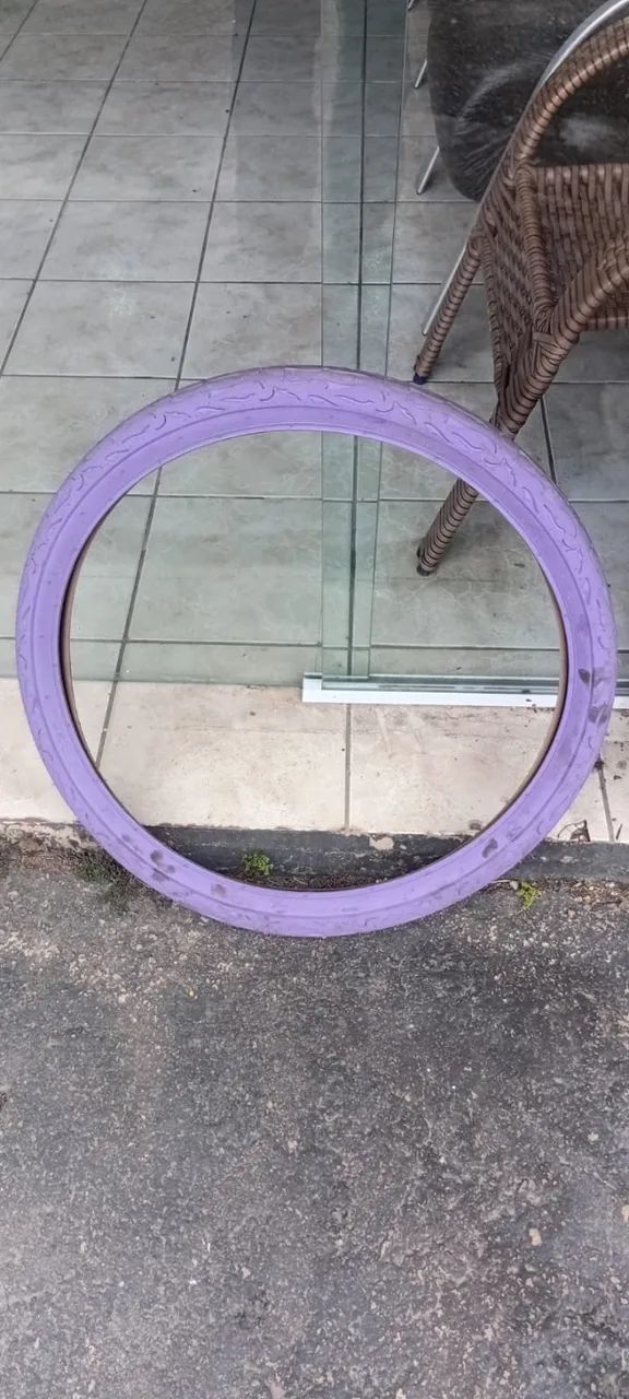 pneu balão aro 26 roxo