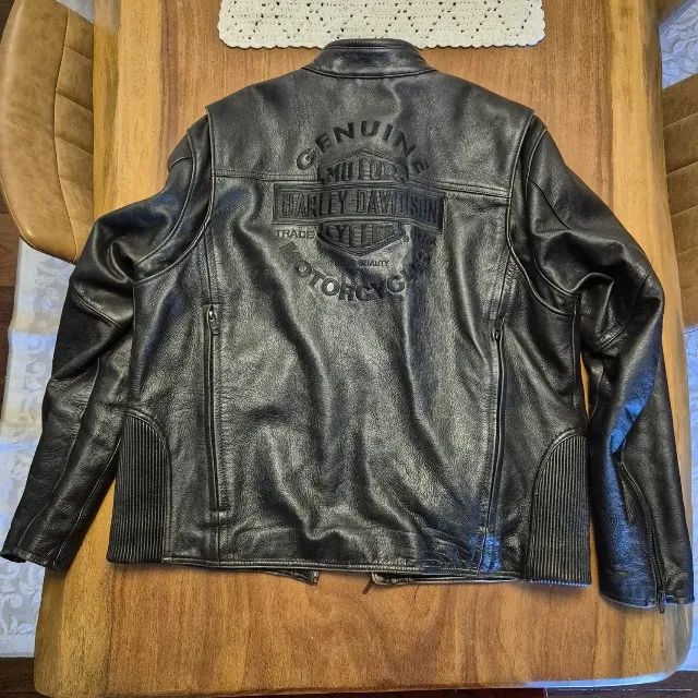 Jaqueta Harley Davidson em couro original - Foto 3