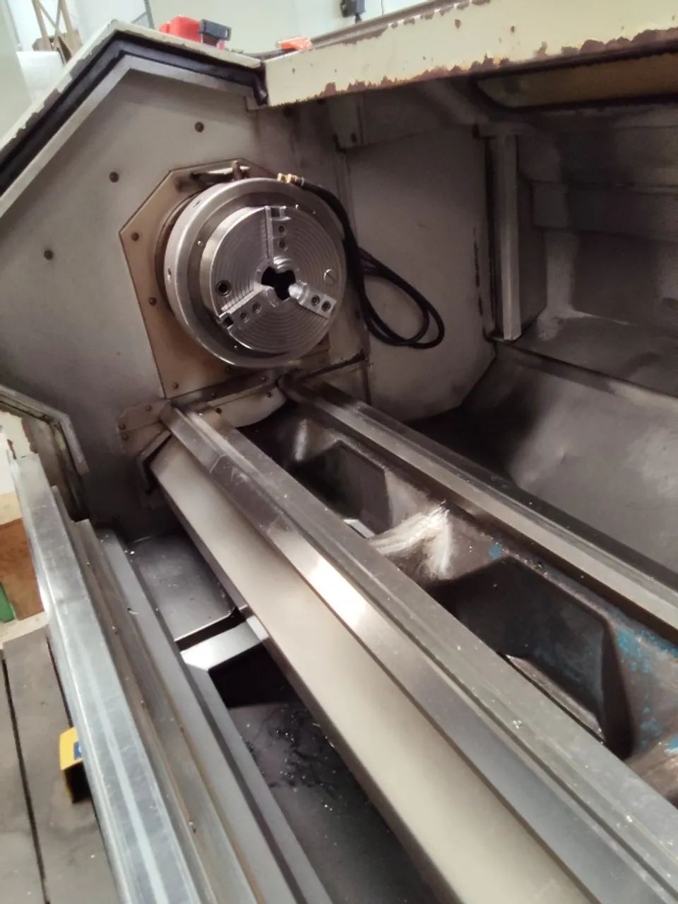 Torno Mecânico CNC  Romi Multiplic 35D  520X2000mm Comando Fanuc Ano 2008 - Foto 2