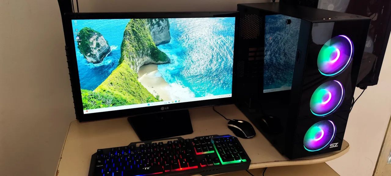 Computador core i5, 16 gbs de ram, fonte 500, techado e mouse. 