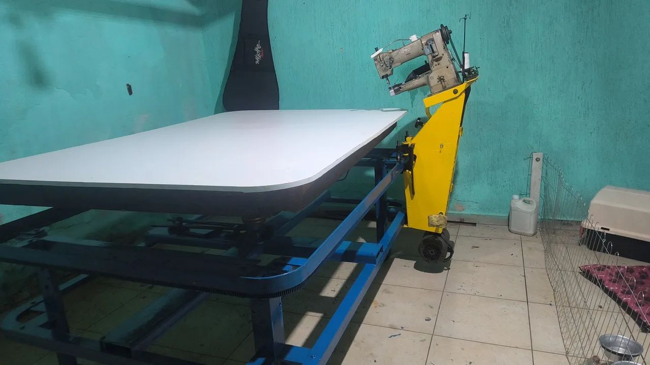 Mesa de fechar colchões revisada e funcionando perfeitamente  - Foto 4