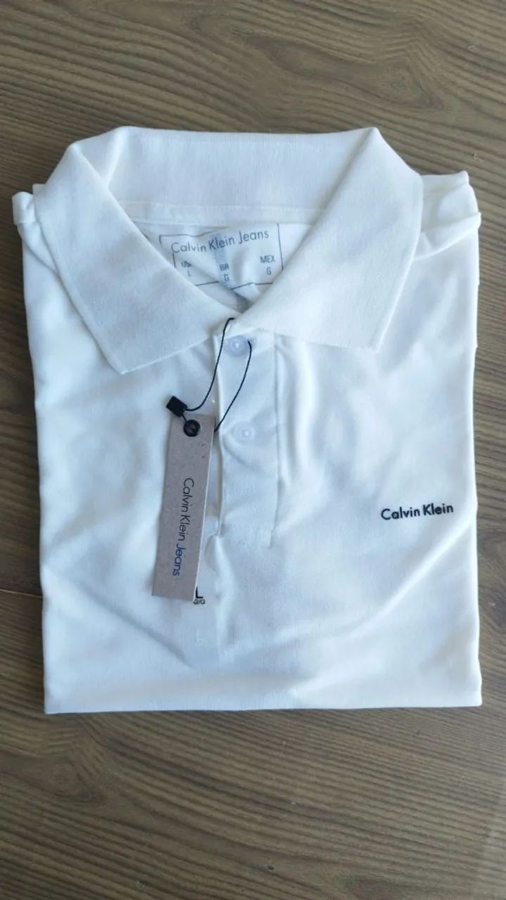 Camisa gola polo algodão Piquet (M/G/GG) - Foto 3