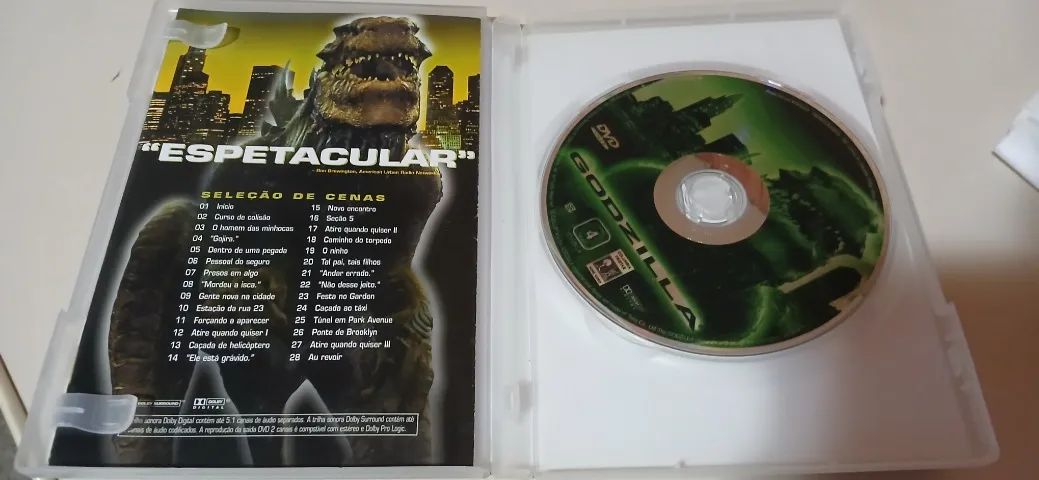 Godzilla 1998 Dvd Edição Especial Widescreen De Luxo - Foto 2