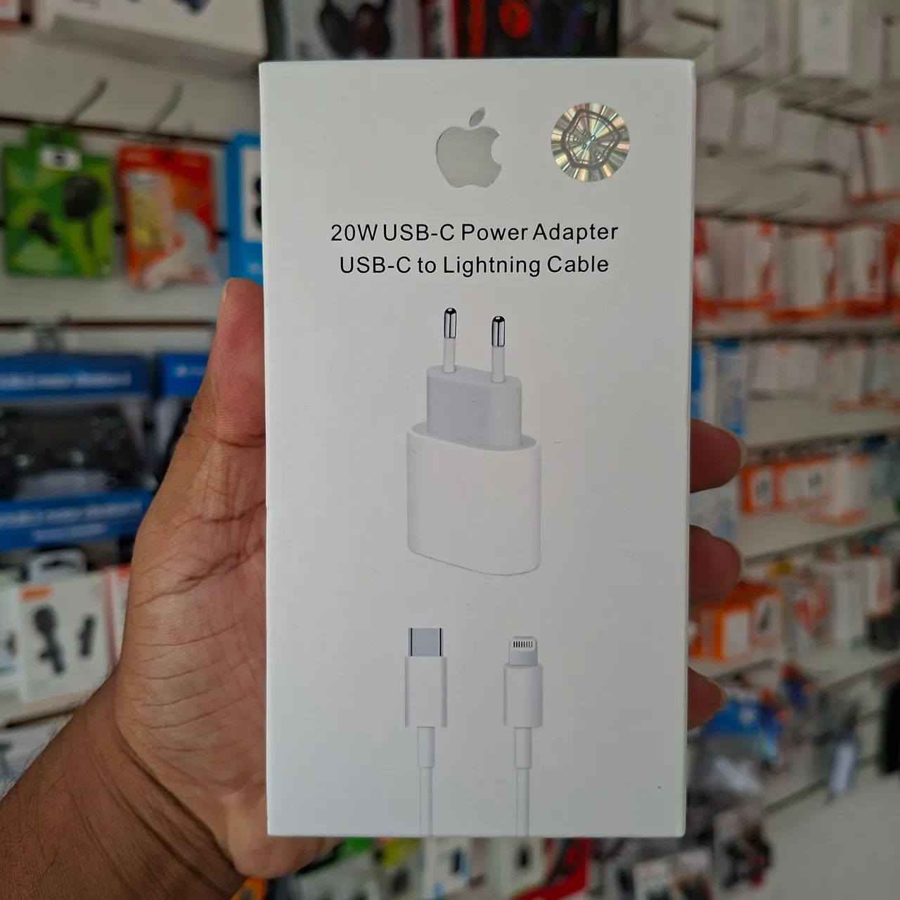 Carregador iphone 20w - entrega em slz e região 