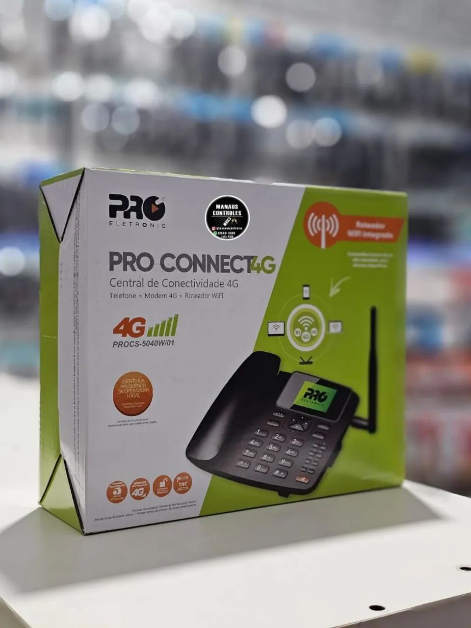 Telefone rural 4G proeletronic 