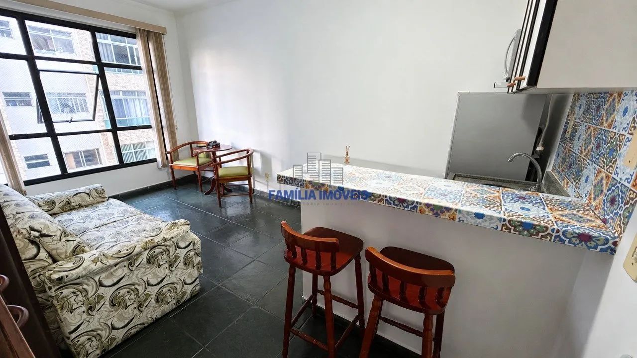 Flat à venda 1 quarto vista mar Itararé São Vicente/SP - Foto 3
