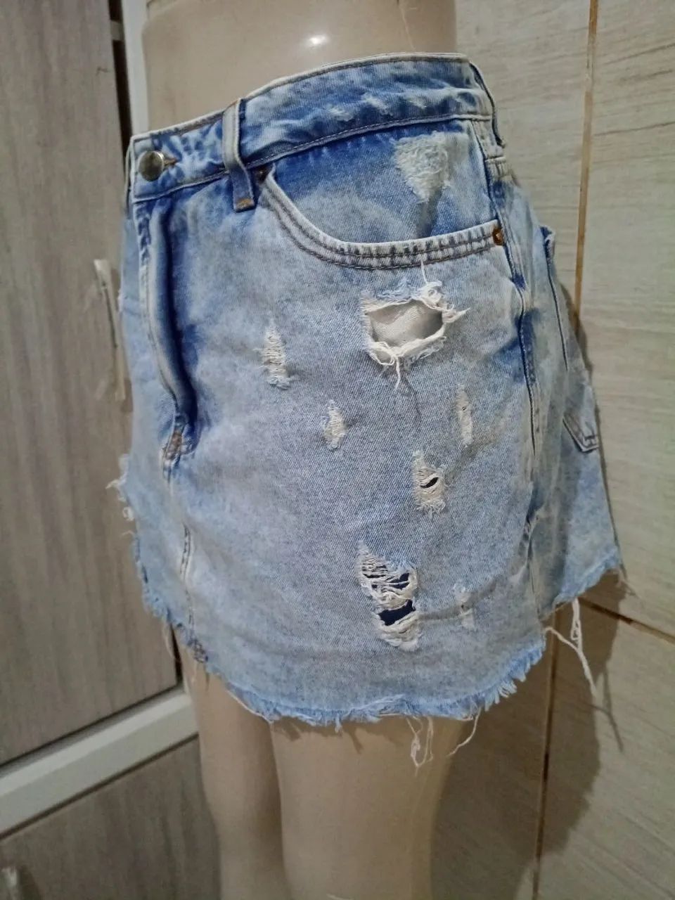 Short saia jeans  - Foto 2
