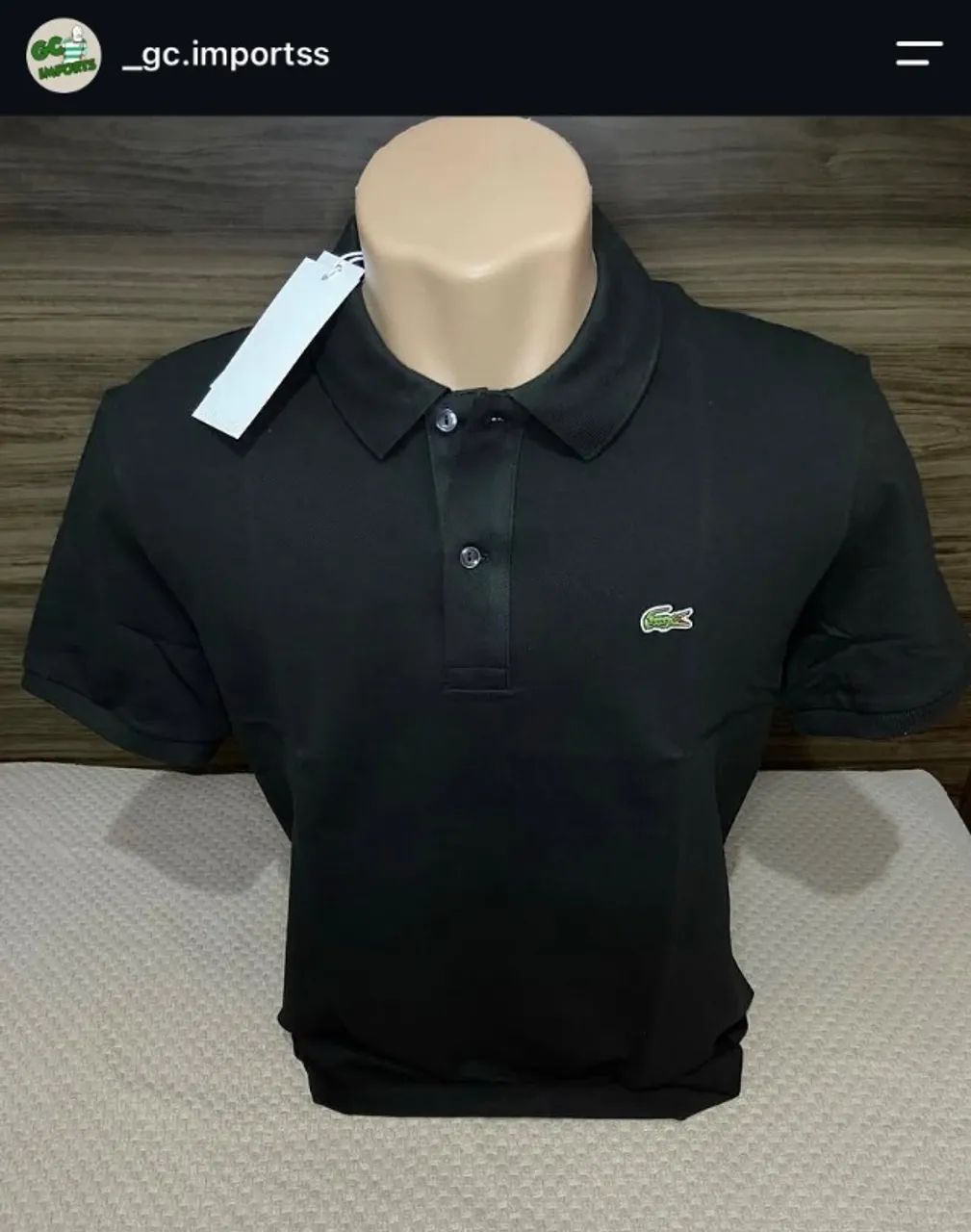 Polo básica preta 