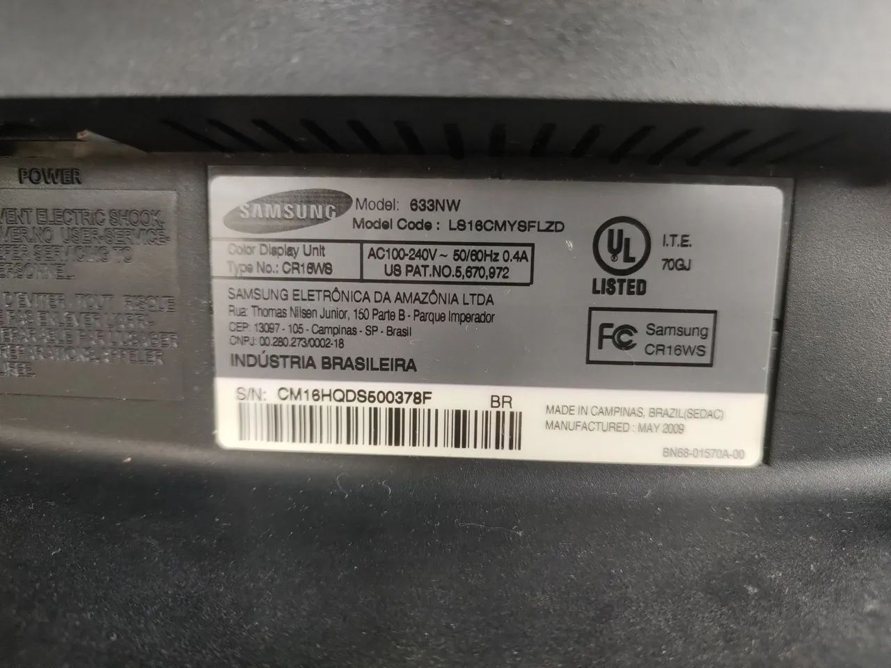 MONITOR SAMSUNG 60HZ - Foto 3