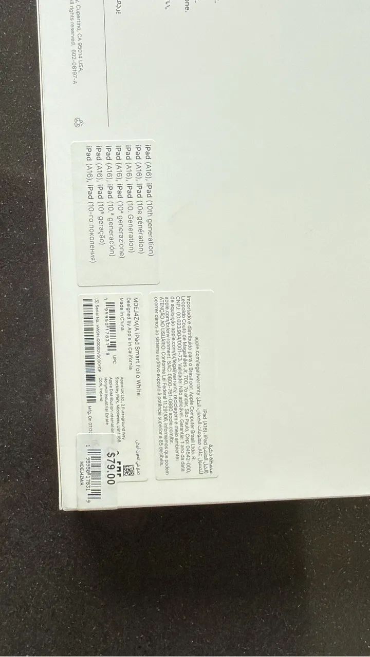 iPad Smart Folio a16 11 (original comprado na Apple) branco - Foto 2