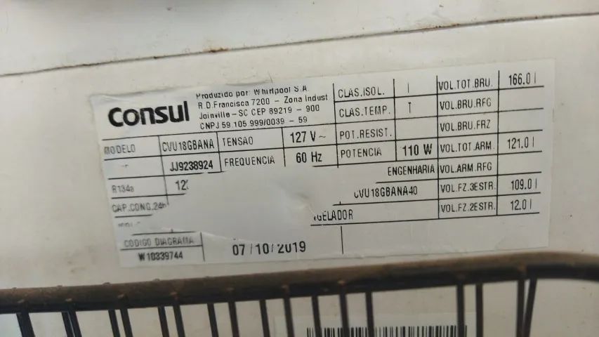 Freezer Vertical Consul 121 Litros - 127V - Foto 3
