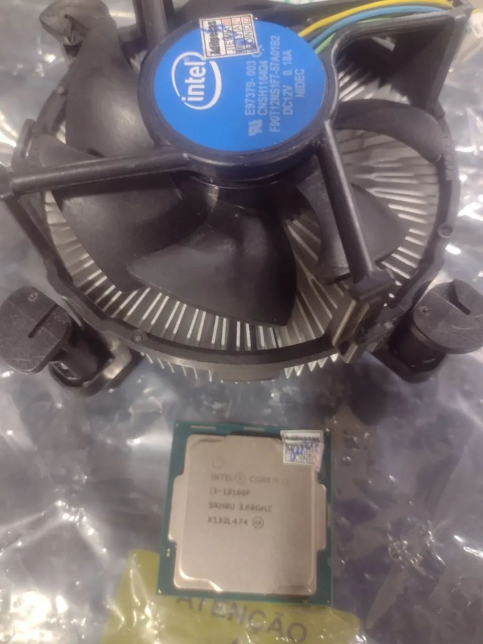  Intel i3-10100F 3.6Ghz - 10gen + Cooler( testado ) - Foto 2