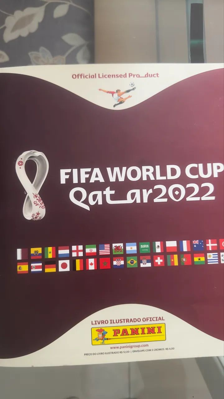 Álbum de figurinhas Copa do Mundo Catar 2022