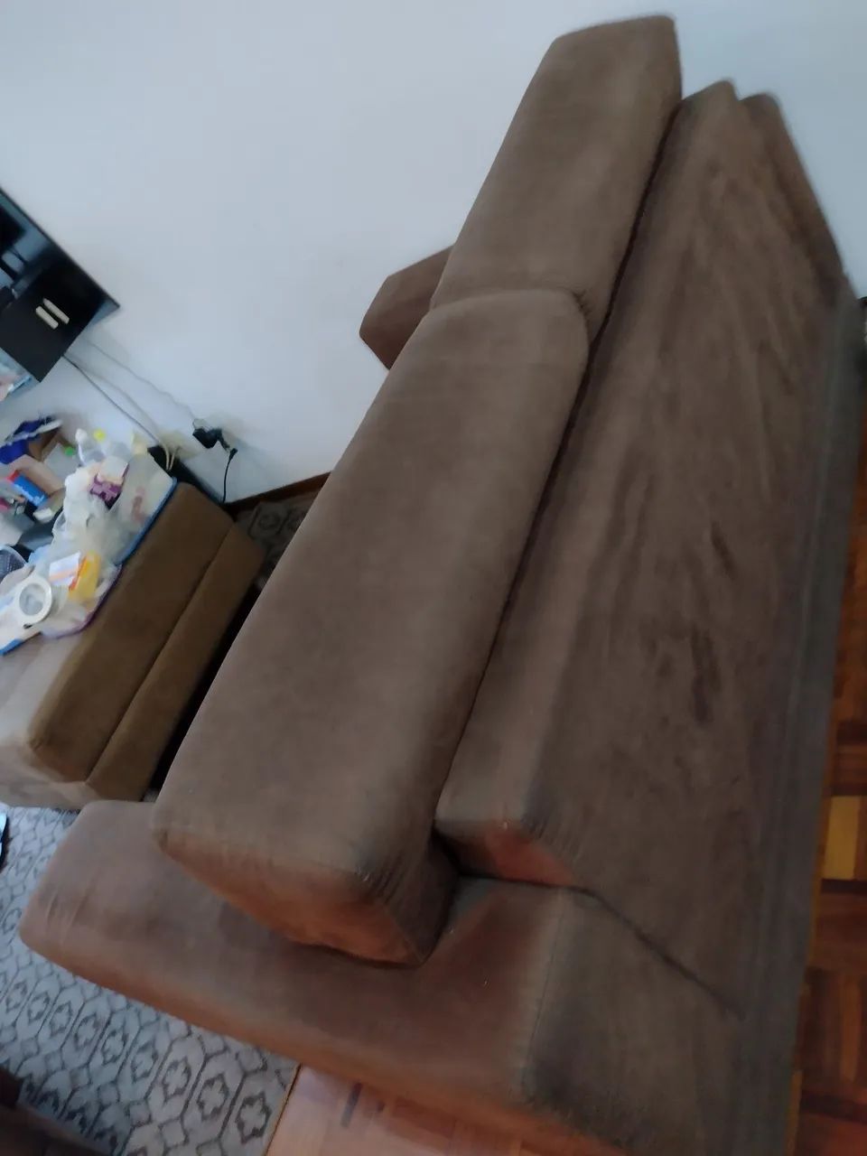2-Seater Suede Sofa419420976501248003