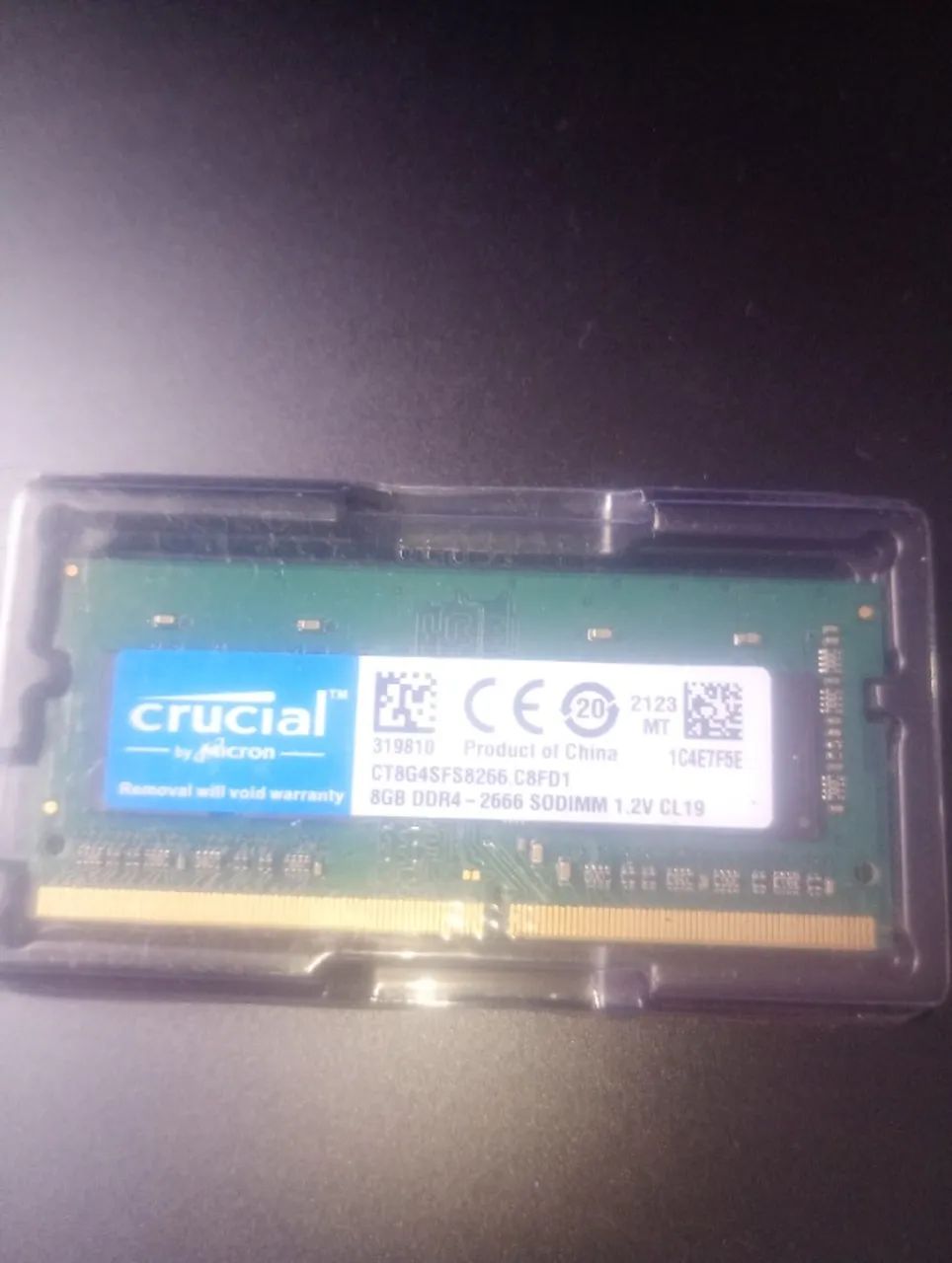 Memória RAM DDR 4.  8GB 2666 Mhz.    nova - Foto 2