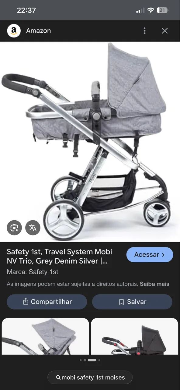 Carrinho de bebê Mobi da Safety 1st - Foto 5