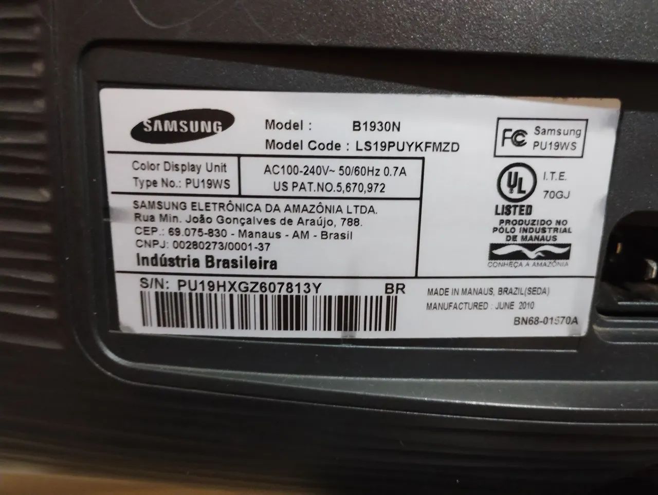 Monitor Samsung 19" VGA - Foto 2