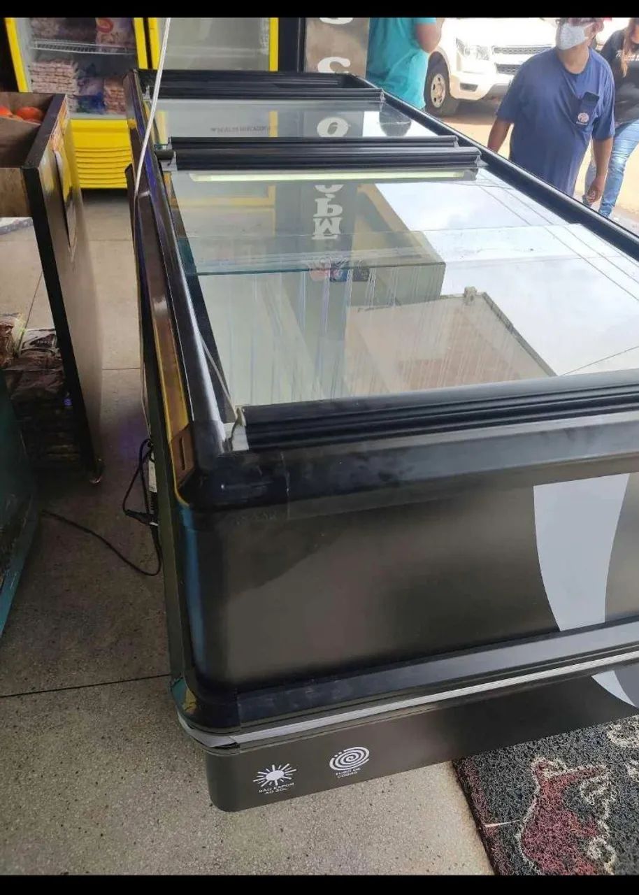 Freezer ilha dupla ação 2 metros NOVO - Foto 4