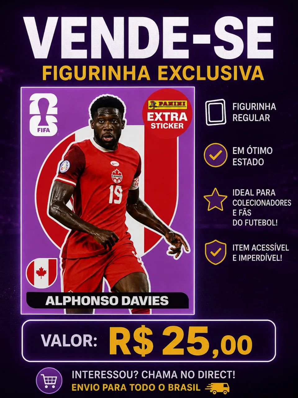 Vendo figurinhas Panini Legends da copa 2026. - Foto 3