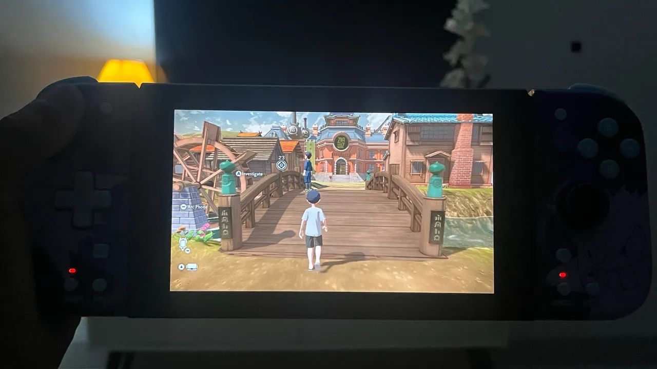 Nintendo Switch V2 + MicroSD 512GB + Grip HORI Gengar + Case - Foto 5