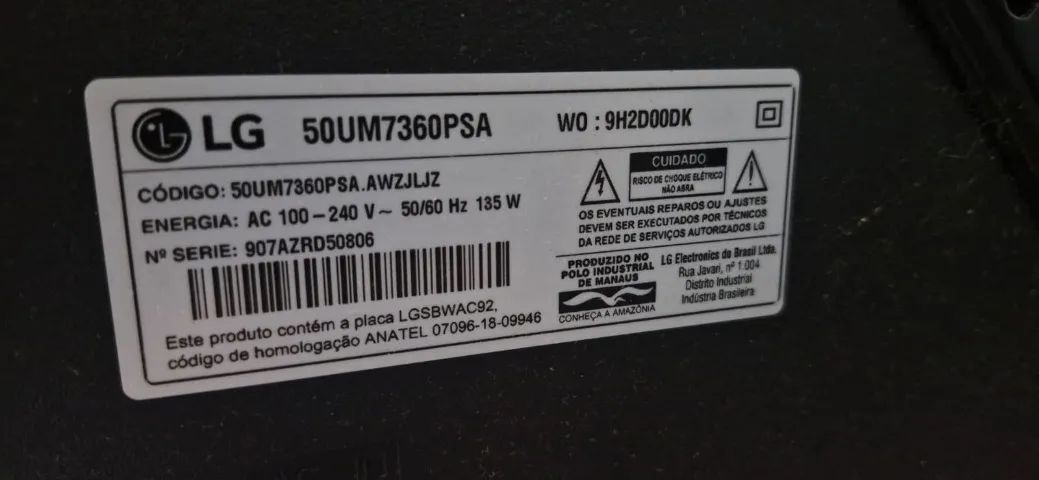 Vende-se uma excelente TV LG de 50 polegadas, 4k, LED. - Foto 3
