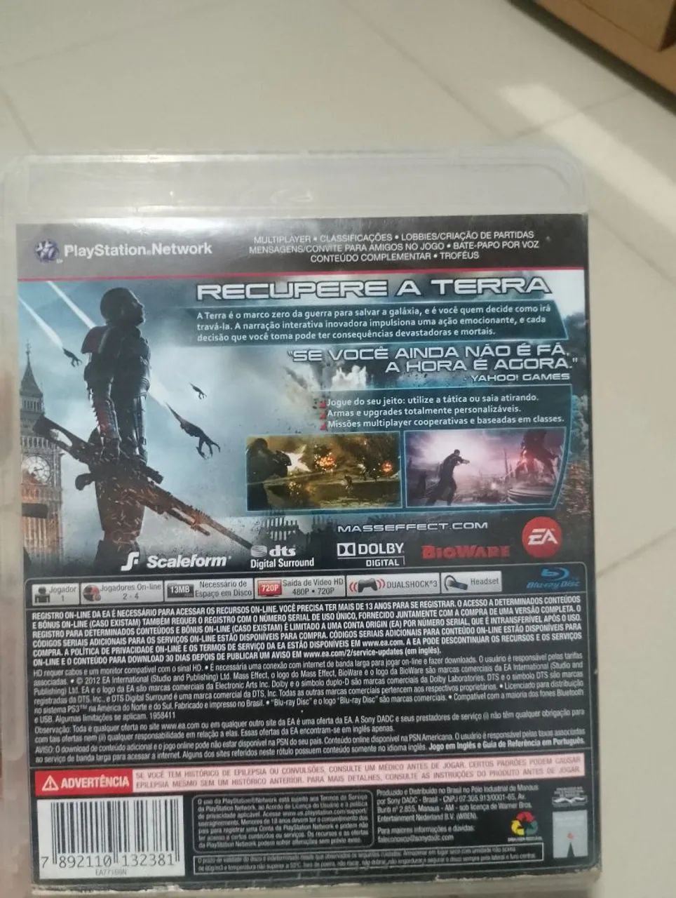 Mass Effect 3 - PS3 | Completo com Capa e Caixa Original - Foto 2