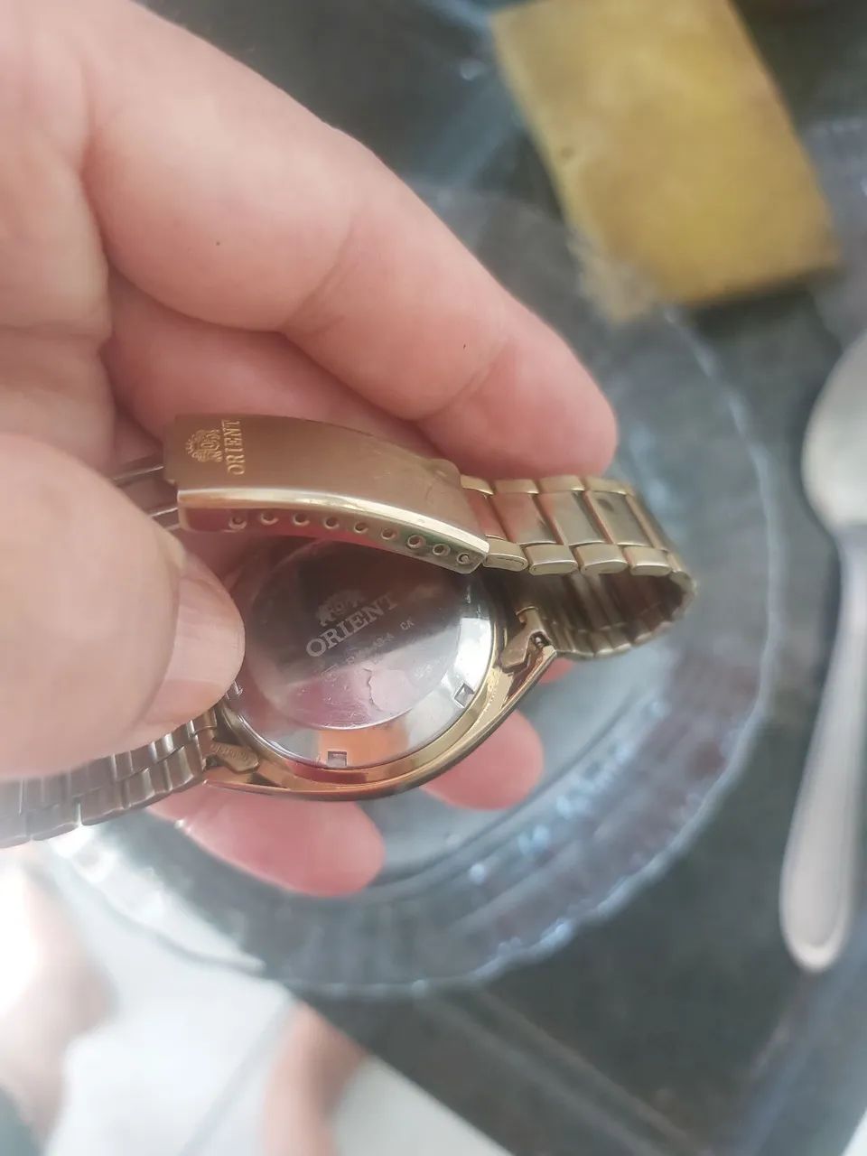 Relogio orient lindo cristal - Foto 3