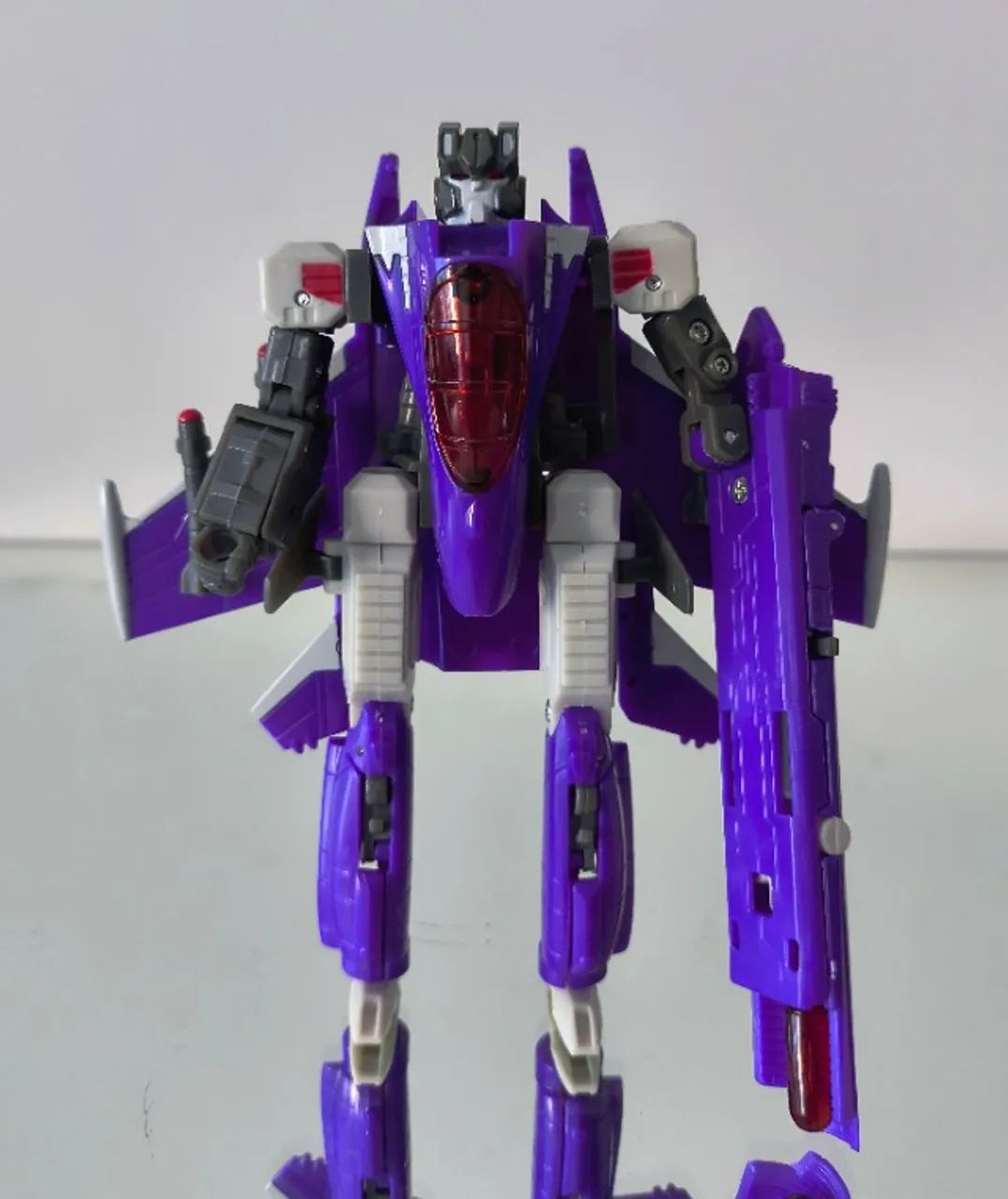 Figure Transformers Cybertron Skywarp, completo e original Hasbro, Galaxy Force - Foto 4