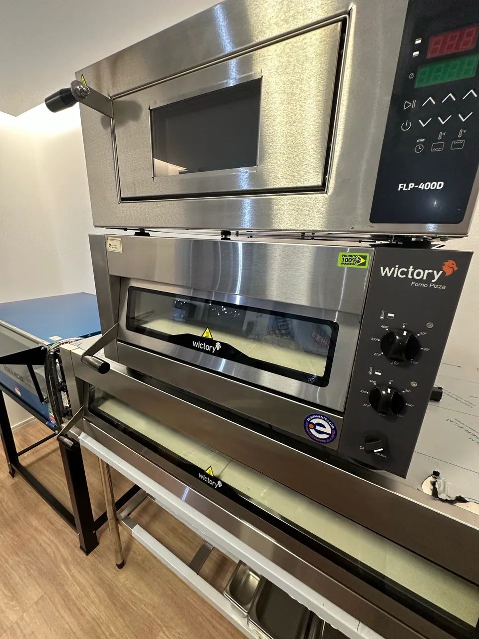 Forno elétrico pizza 50cm pedra refrataria - Wictory 