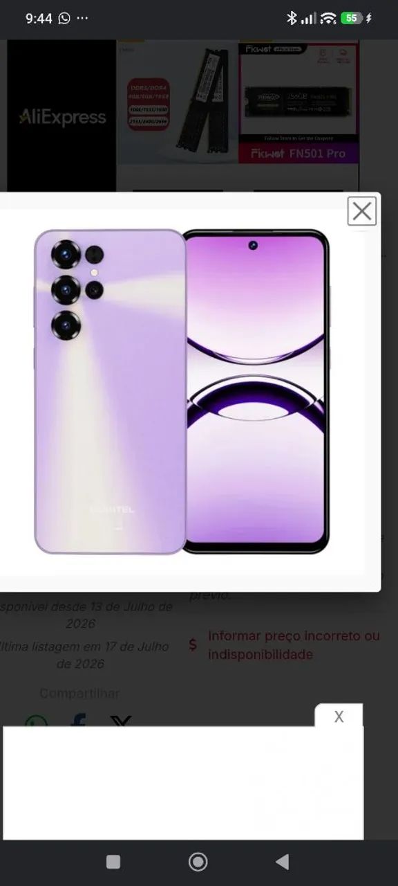Smartphone Oukitel C68 DS NFC 8/512GB 7.2" 48/8MP - - Foto 5