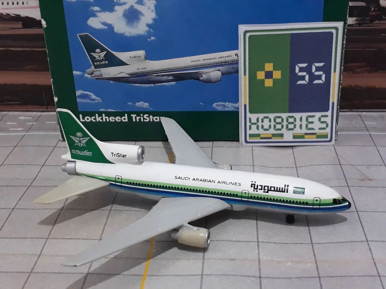 Miniatura Avião Herpa 1/500 Saudia Lockheed L-1011 TriStar - Foto 2