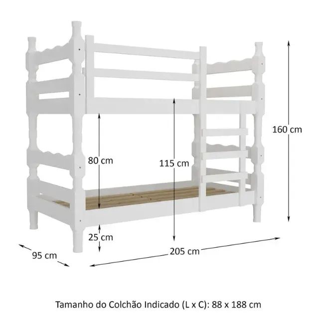 Beliche Torneada Ideal para Apartamento