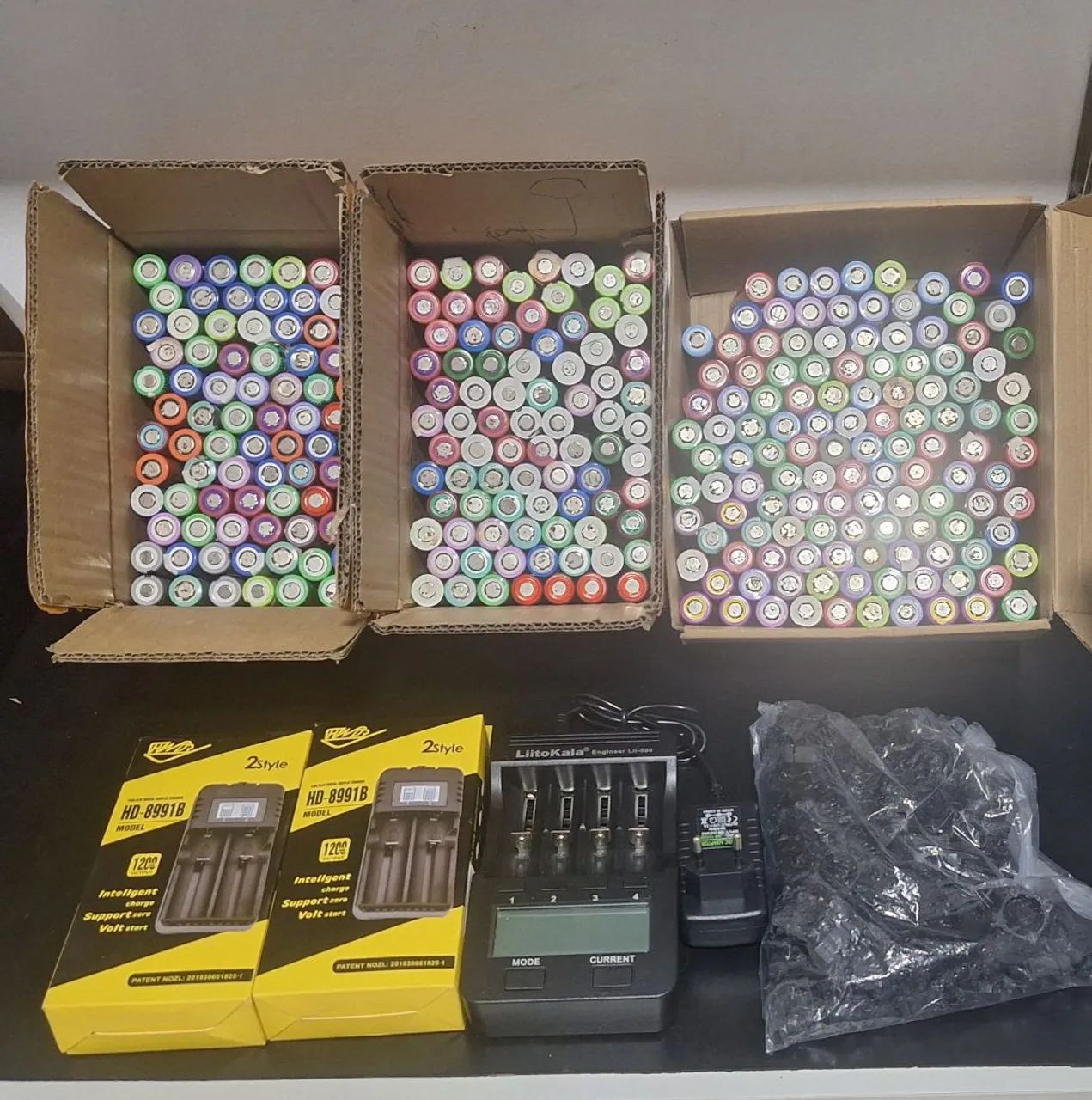 Células 3.2v + kit carregamento + brackets para montagem de packs