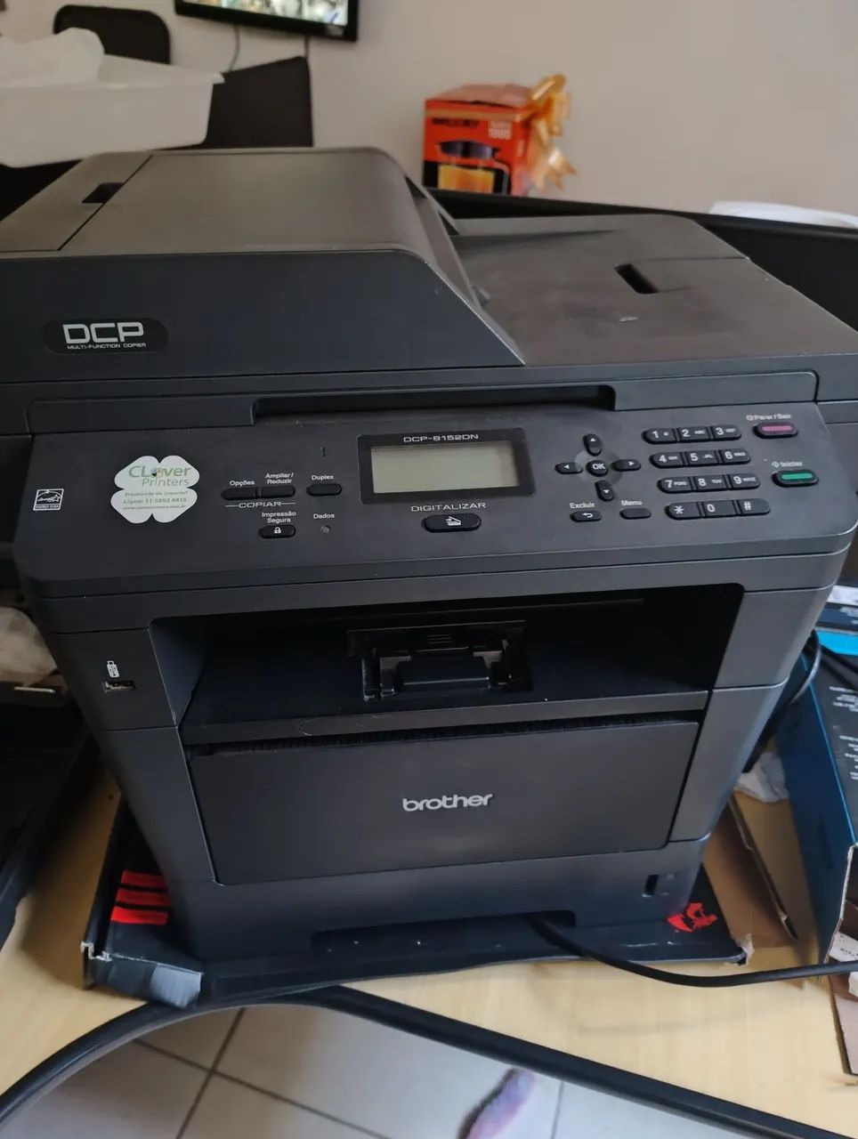 Impressora Brother DCP-8152DN Laser Multifuncional Duplex Funcionando Perfeitamente - Foto 2