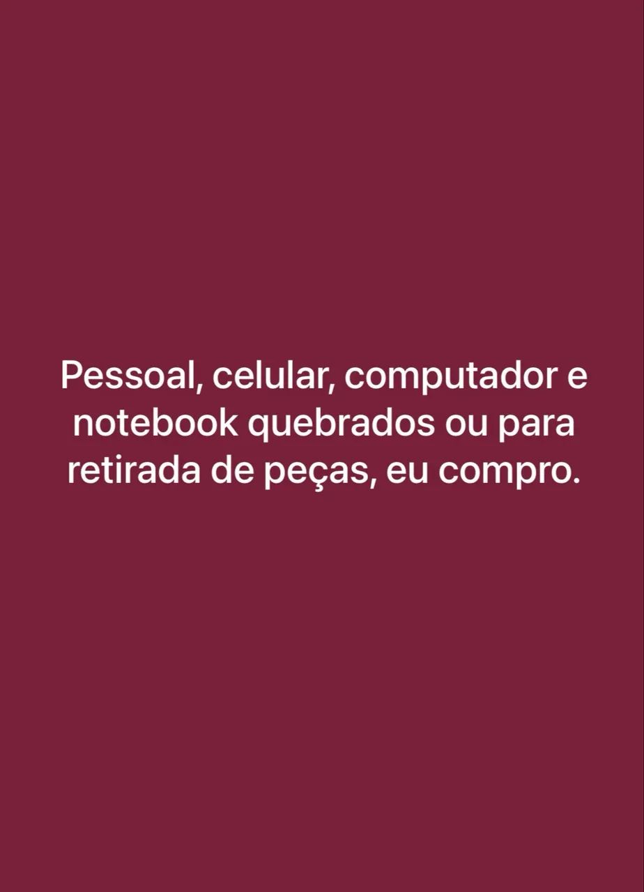 Conserto celular, computador e notebook 
