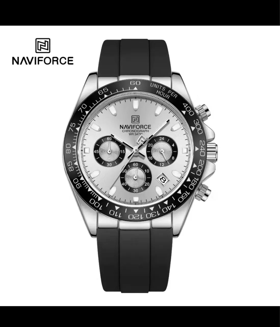 Relógio Naviforce 8054 Panda - Foto 2