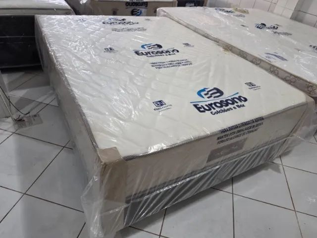 cama de casal molas ensacadas nova - Foto 2