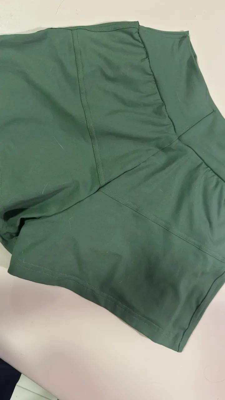 Short duplo de poliamida academia - Foto 3