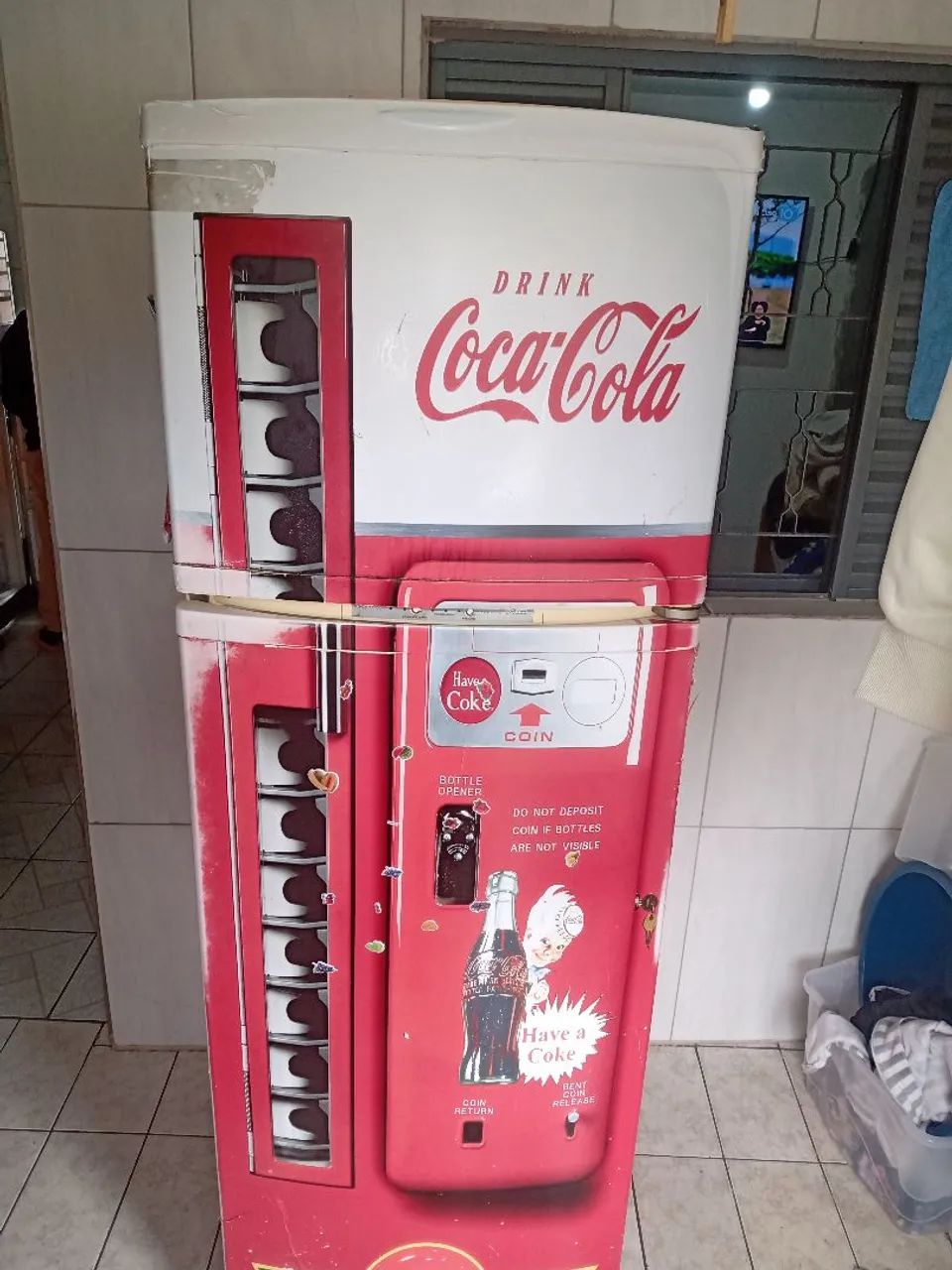 Geladeira semi nova Brastemp envelopada 