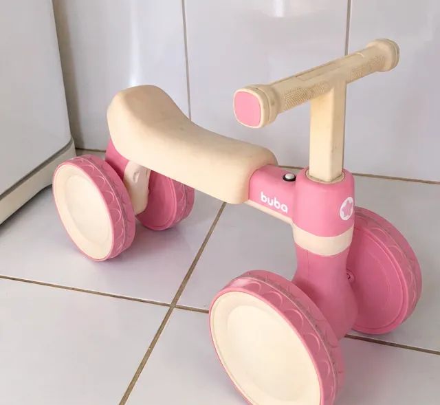 Bicicleta de Equilíbrio Buba Rosa | Ótimo Estado