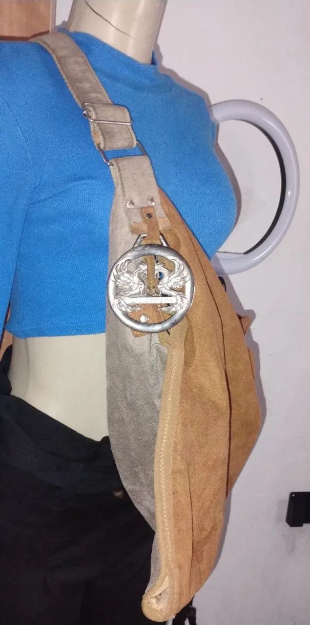 Bolsa de Camurça Original em perfeito estado  - Foto 4