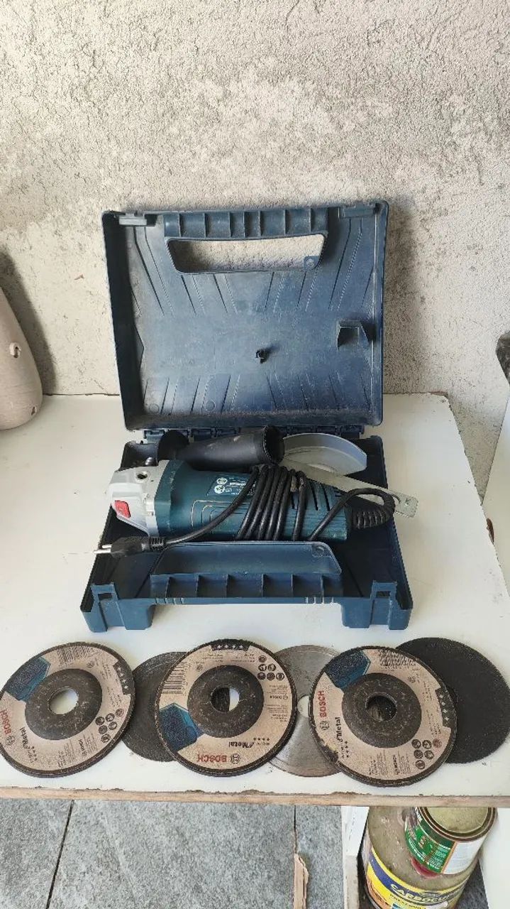 Esmerilhadeira Bosch 220v 850w semi-nova - Foto 5