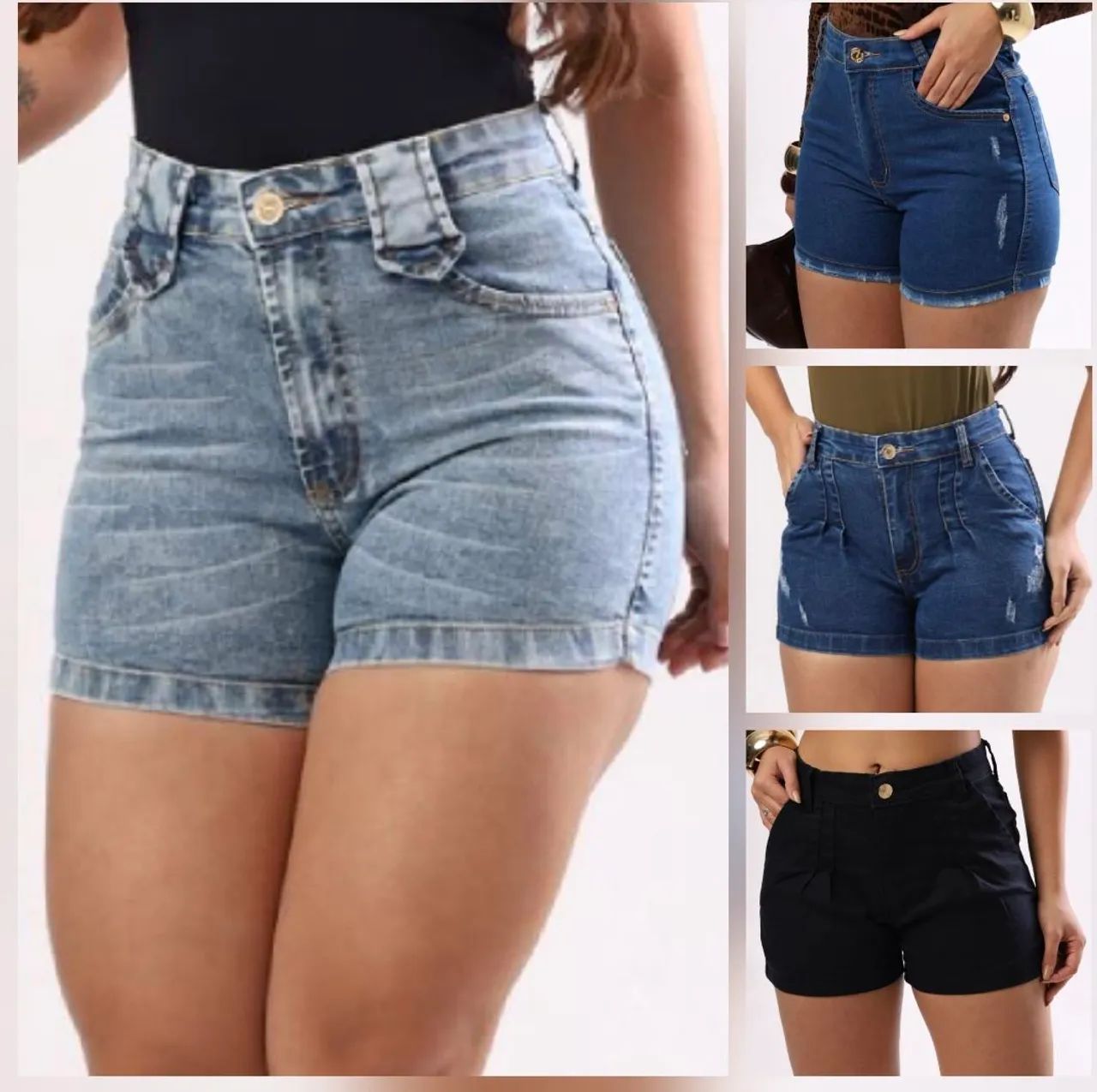 Short Feminino jeans