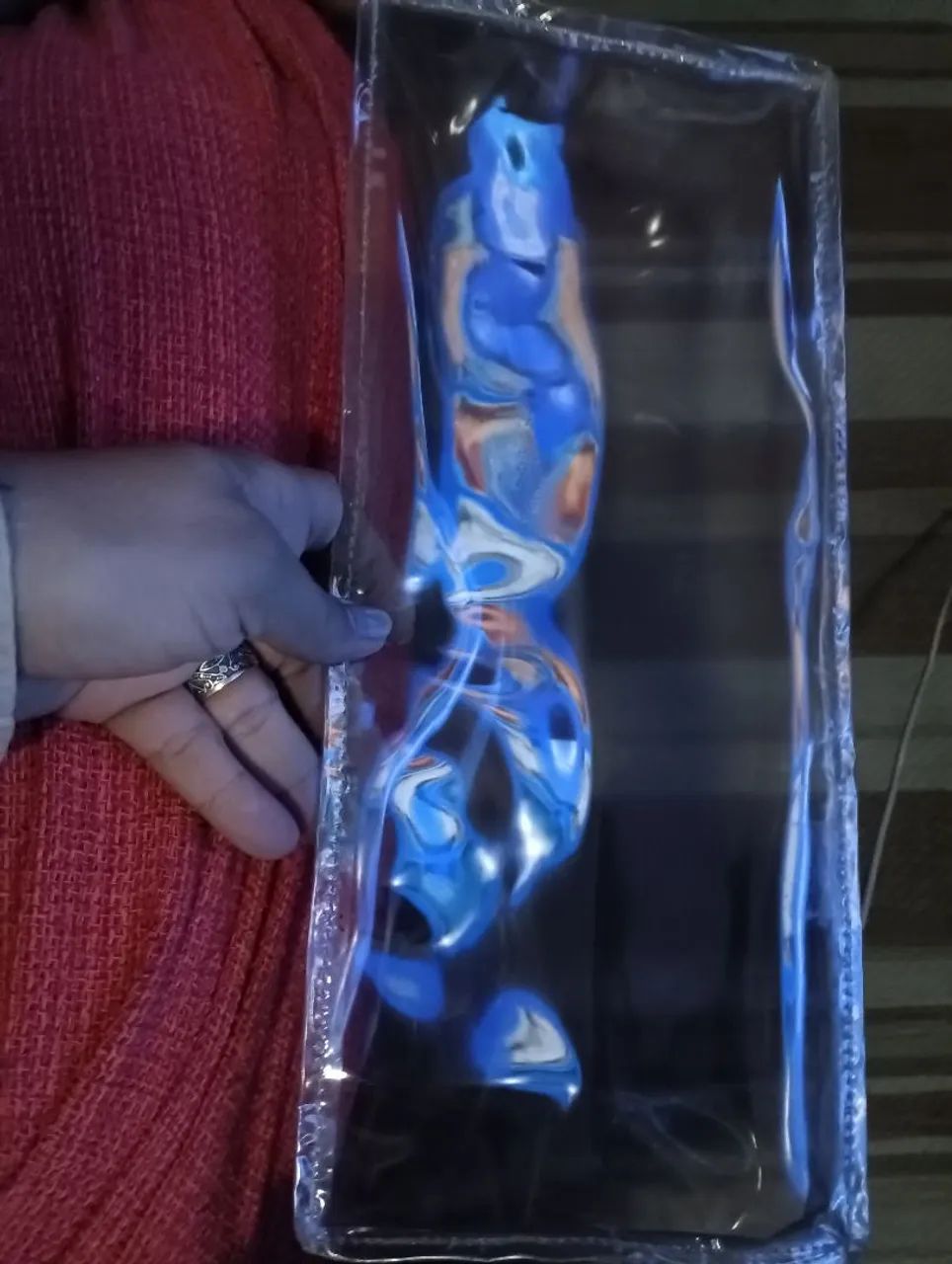 Bolsa transparente, alça de Pu - Foto 4
