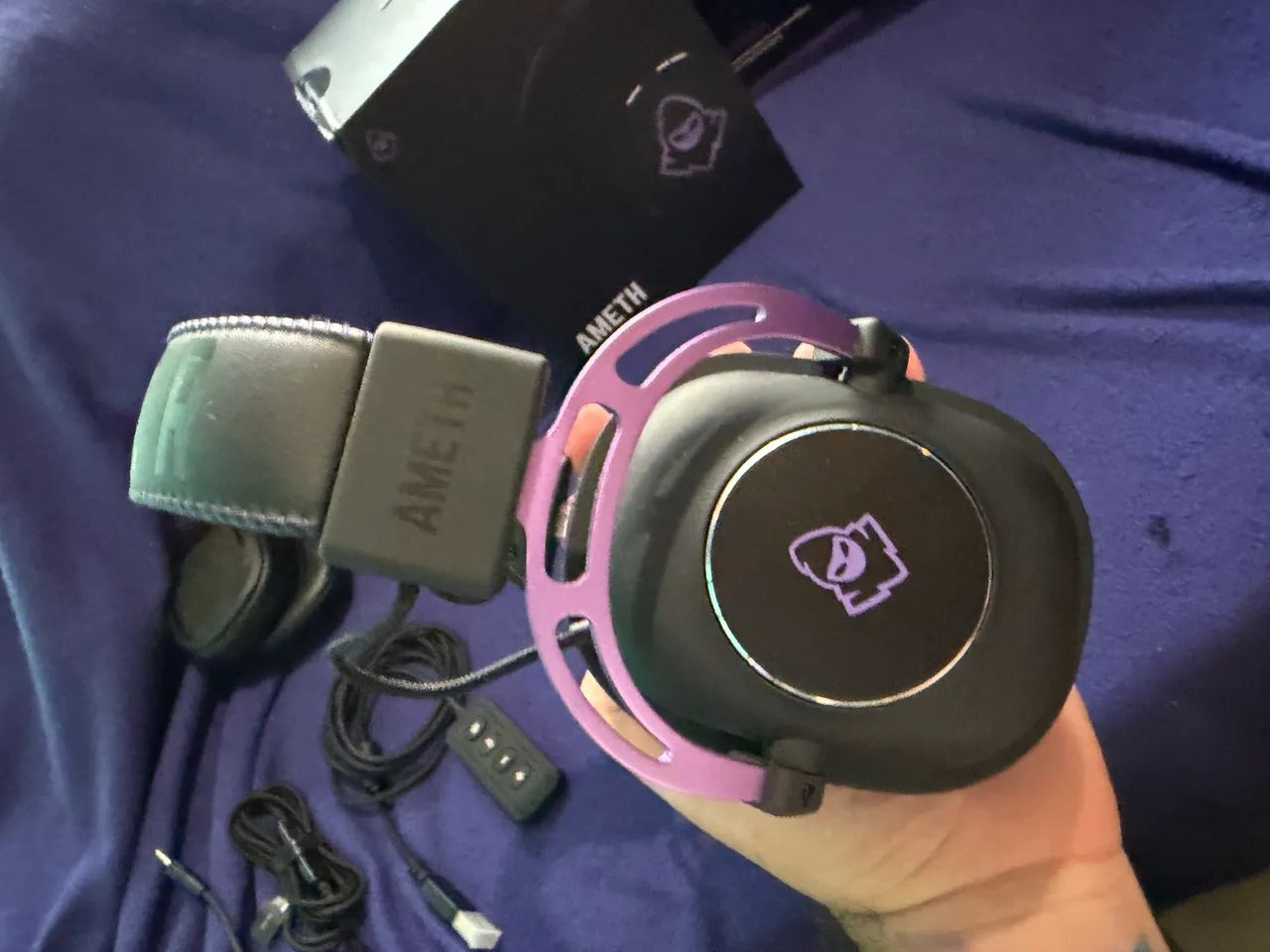 Headset Gamer Mancer Ameth - Purple Edition (LEIA)  - Foto 3